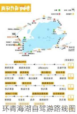 环青海湖自驾游路线图