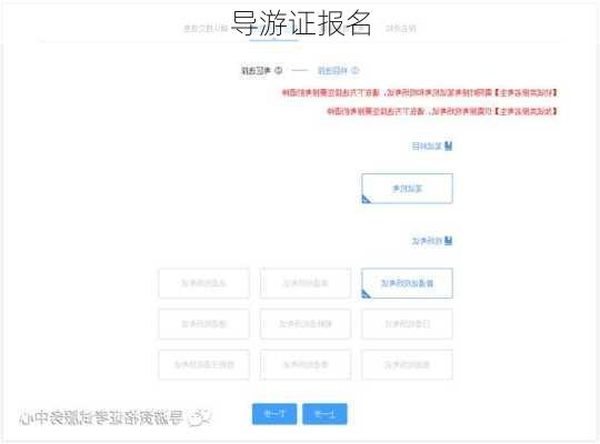 导游证报名