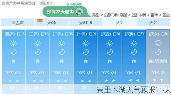 赛里木湖天气预报15天