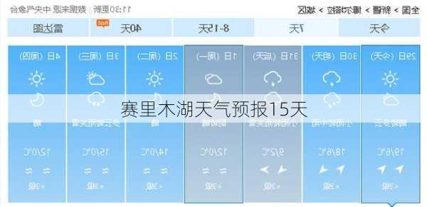 赛里木湖天气预报15天