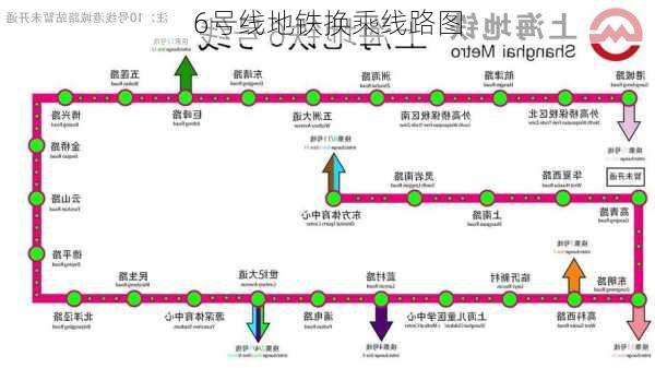 6号线地铁换乘线路图