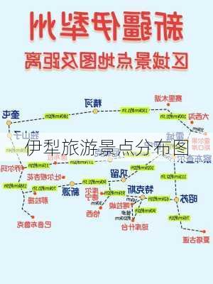 伊犁旅游景点分布图