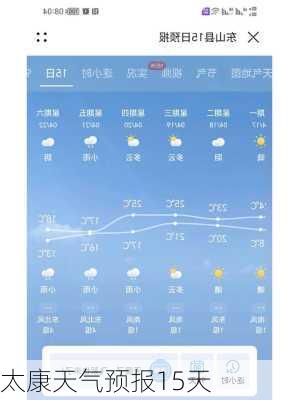 太康天气预报15天