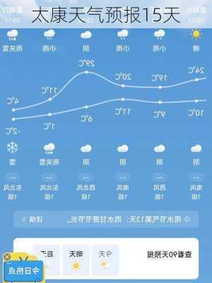 太康天气预报15天