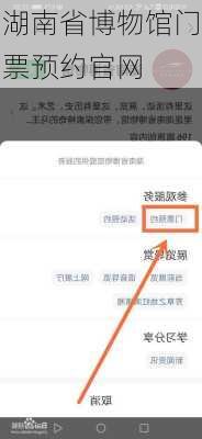 湖南省博物馆门票预约官网