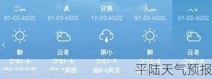 平陆天气预报