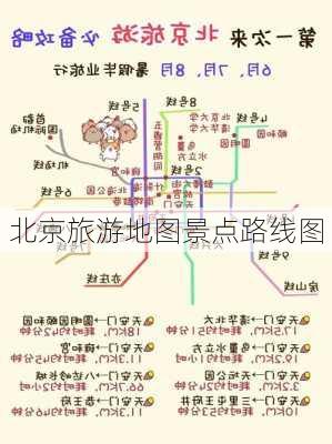 北京旅游地图景点路线图