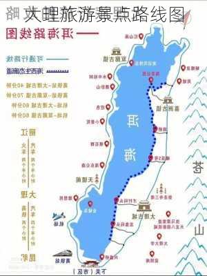 大理旅游景点路线图