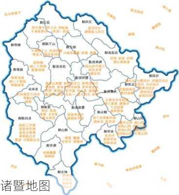 诸暨地图