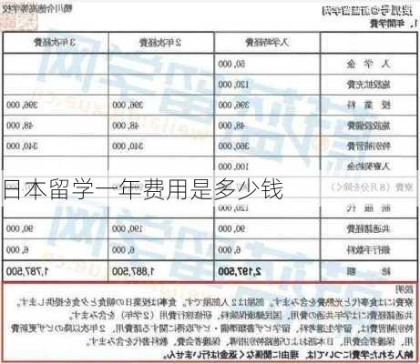 日本留学一年费用是多少钱