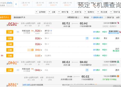 预定飞机票查询