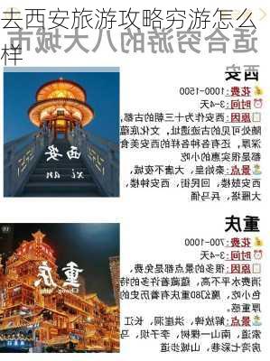 去西安旅游攻略穷游怎么样