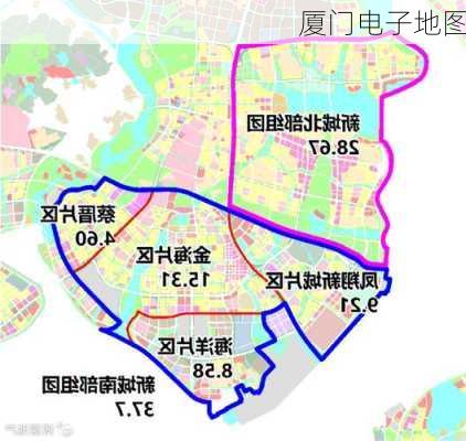 厦门电子地图