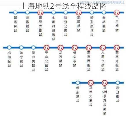 上海地铁2号线全程线路图