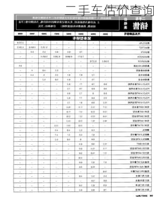 二手车估价查询