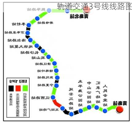 轨道交通3号线线路图