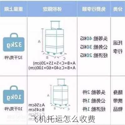 飞机托运怎么收费